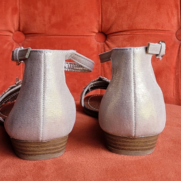 CARLOS by Carlos Santana Tempo Rose Gold Leaf Sandal Size 8 - Picture 6 of 10